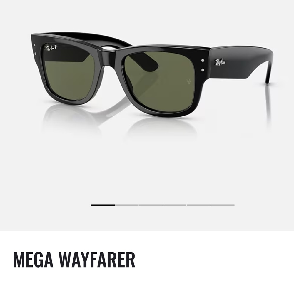 AUTHENTIC RAYBAN MEGA WAYFARER POLARIZED